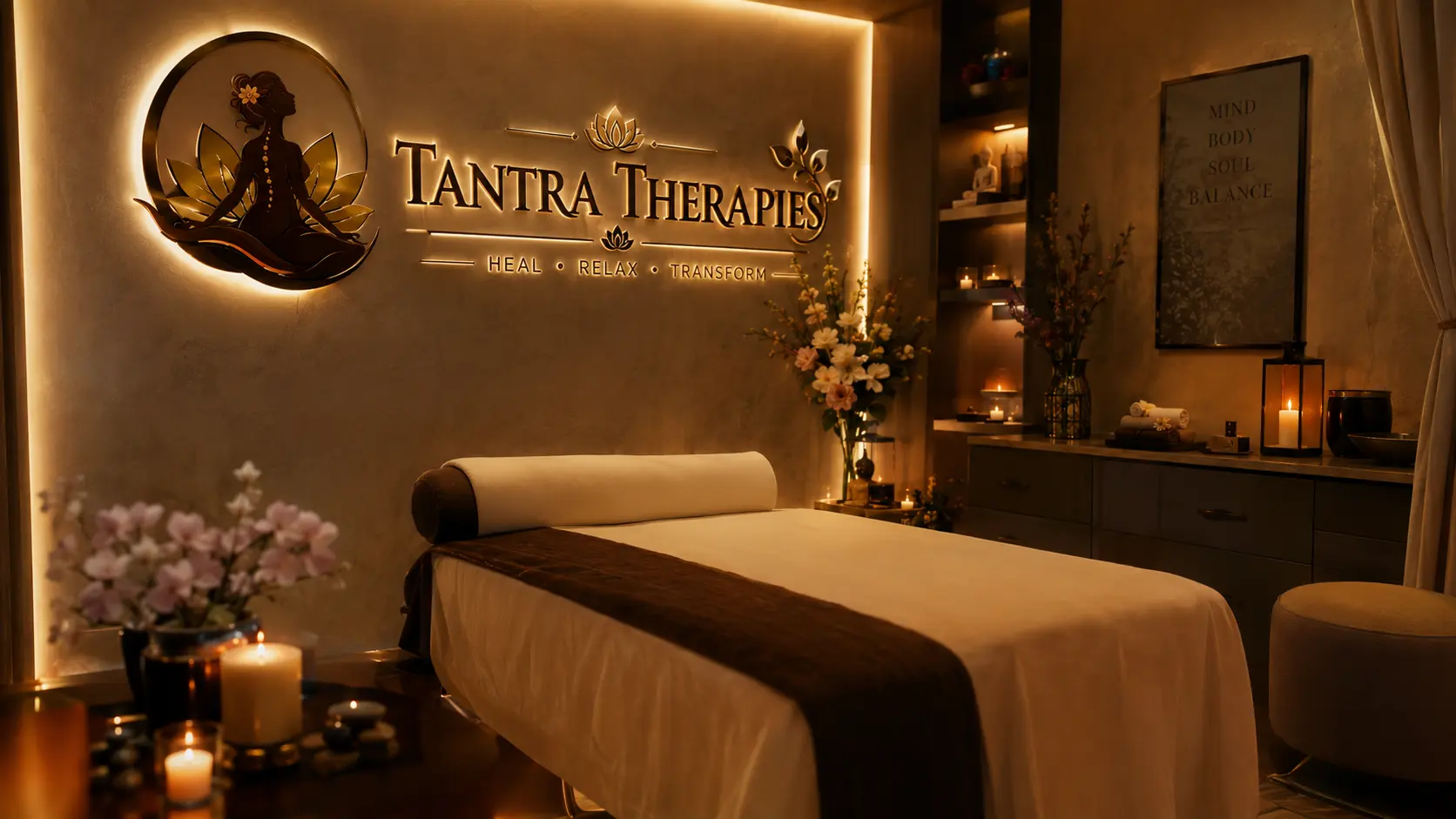 Pristine massage setup with fresh hypoallergenic linens in our Miami wellness centre