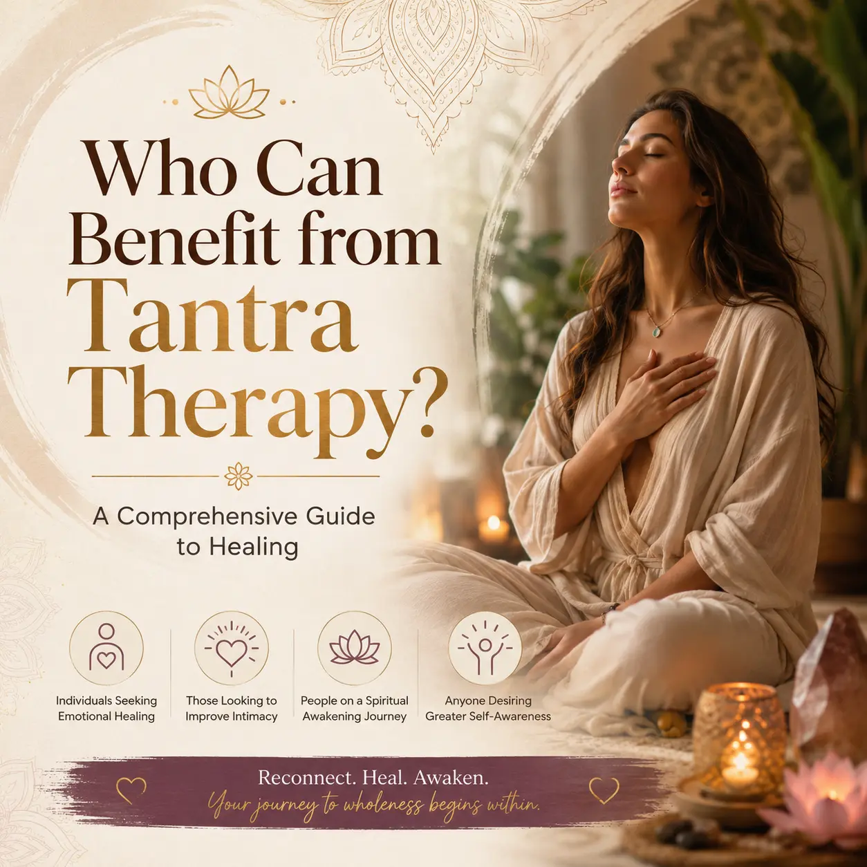 A serene wellness center room representing the peaceful environment of Tantra Therapy